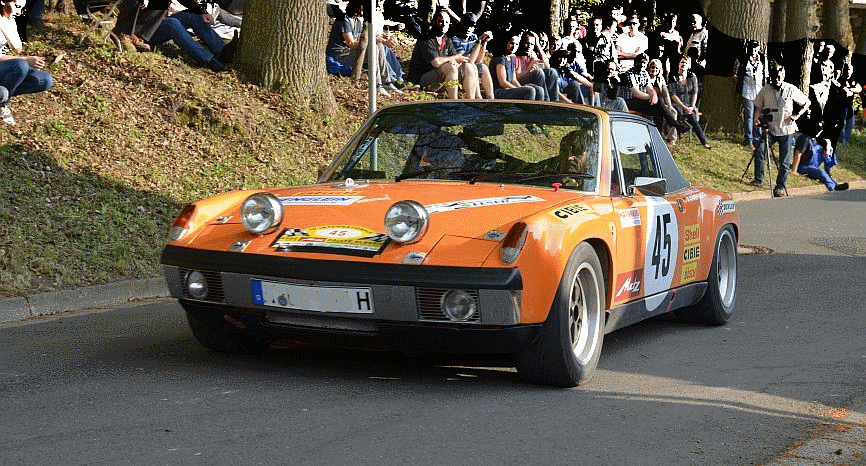 Porsche 914 bei einer Classic Rallye